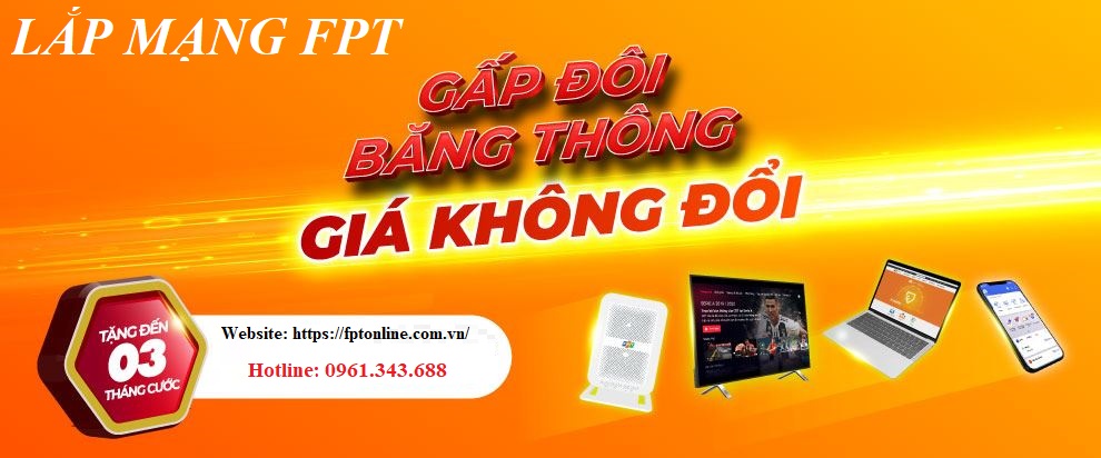 Giá cước Internet FPT update T10/2024 - FPT Online